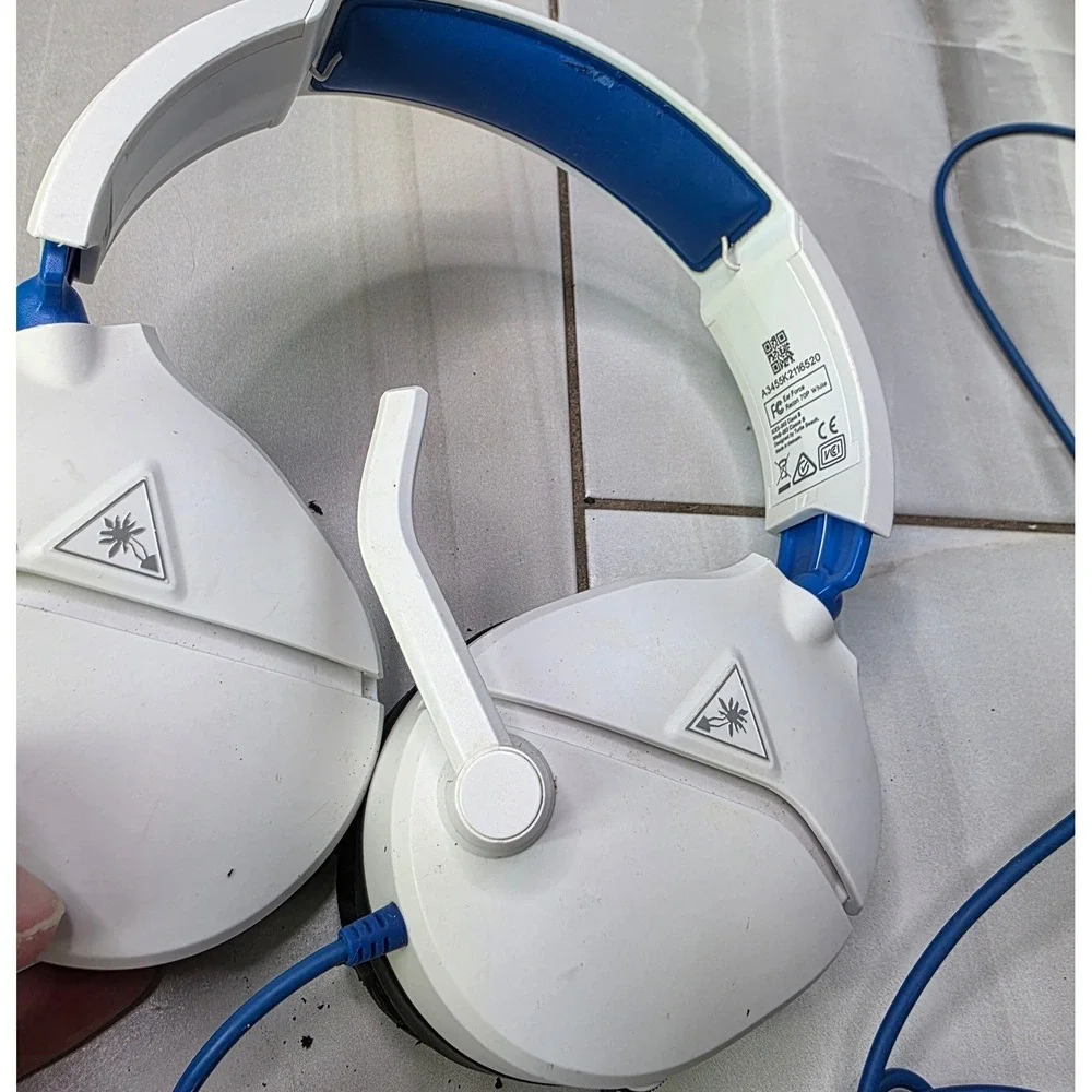 Turtle Beach Ear Force Recon 70P Gaming Headset‎ White PlayStation Xbox PC S2